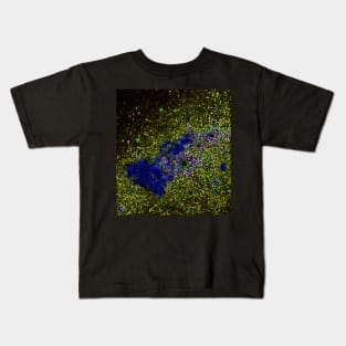 Black Panther Art - Glowing Edges 508 Kids T-Shirt